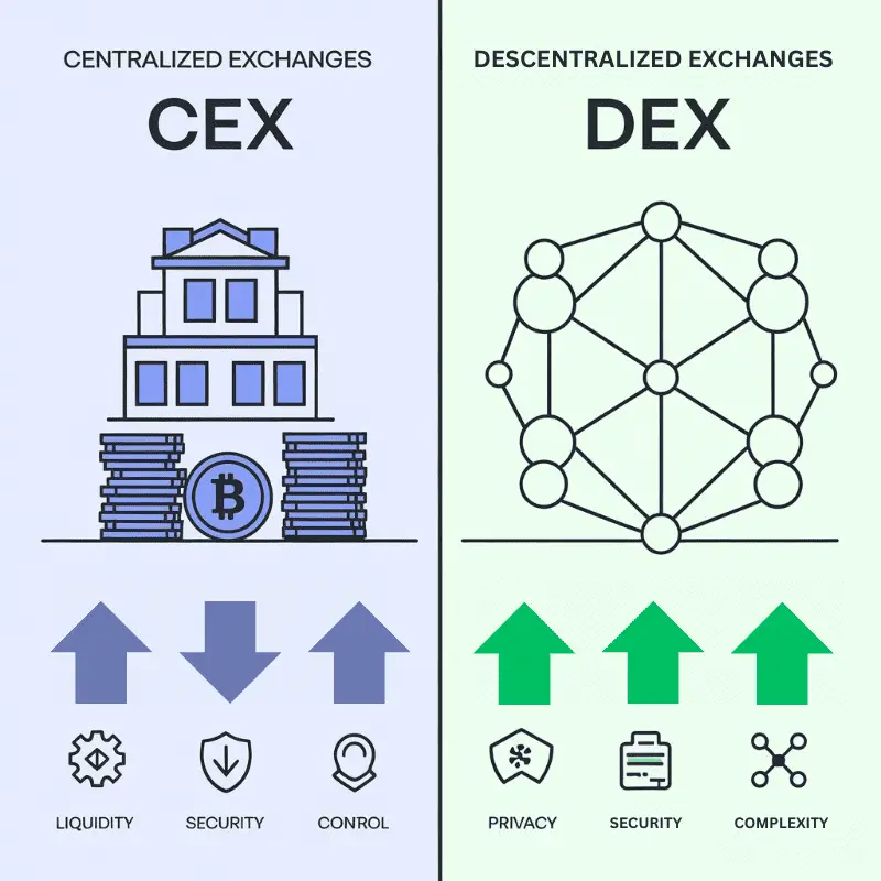 CEX vs DEX