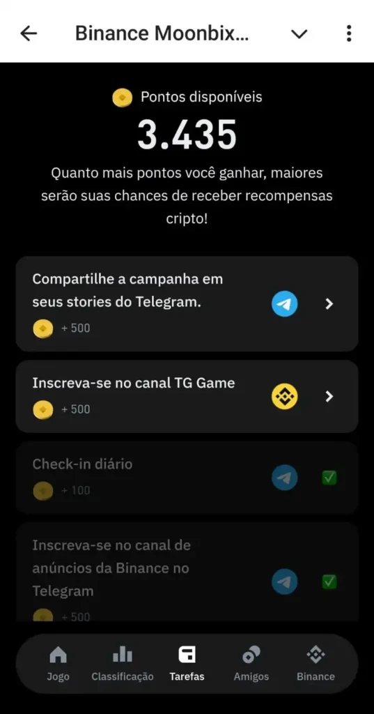 tasks da moonbix